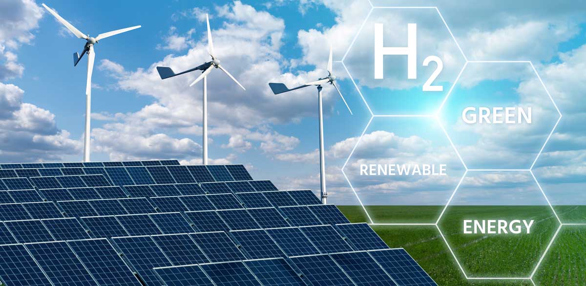 Solar Panels Wind Turbine Renewable Energy Green