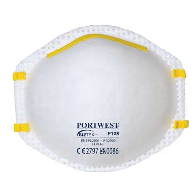 Portwest P108 FFP1 Non-Valved Blister Respirator