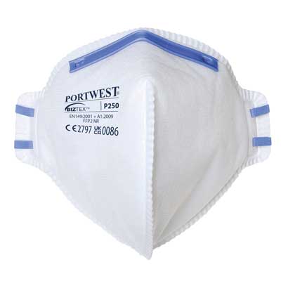 Portwest P250 FFP2 Fold-Flat Respirator
