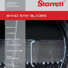 Starrett Band Saw Blades Catalogue Thumbnail
